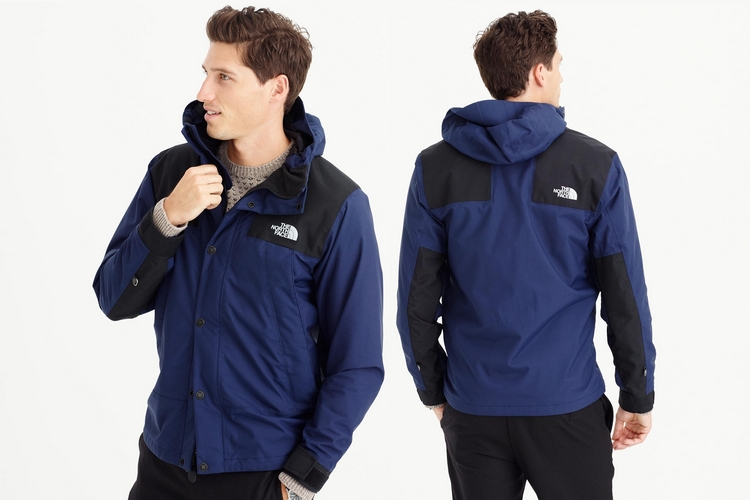 north face mountain jacket blue